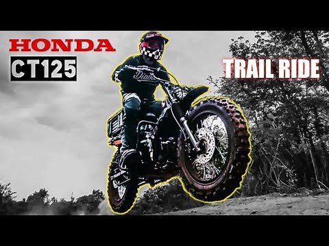 HONDA CT125 Combat Scrambler Trail Ride | Custom by K-Speed