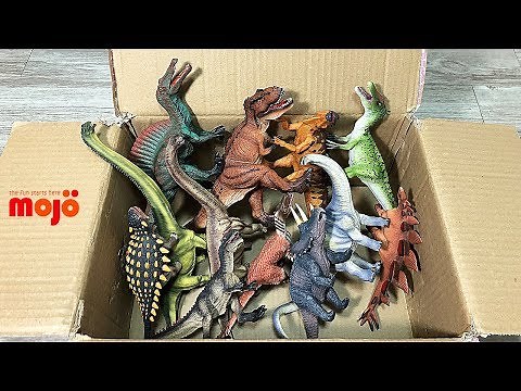 A Box Of New 2020 Dinosaurs Toys