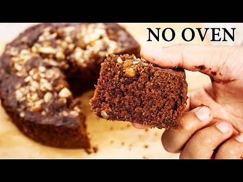 Chocolate Biscuit Cake - 3 Ingredient Eggless No Oven Bake Recipe- CookingShooking