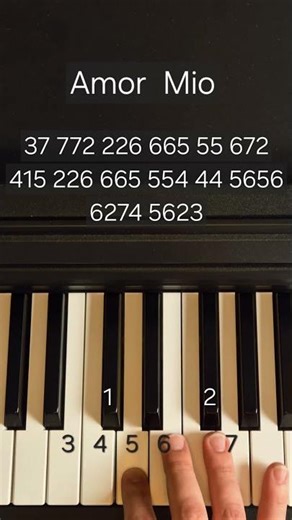 Amor Mio 🇪🇸 ( SApiano ) #piano #pianotutorial #amormio #spain #turkey