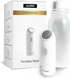 Premium Portable Bidet, 350ml Travel Bidet for Women Men Baby, USB-C Rechargeable Bidet for Toilet, Portable Bidet for Travel High Pressure, Handheld Bidet Sprayer, Electric Bidet Bottle