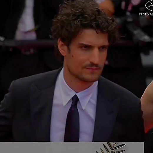 Louis Garrel Red Carpet Perfection with Cute Kiss at Cannes