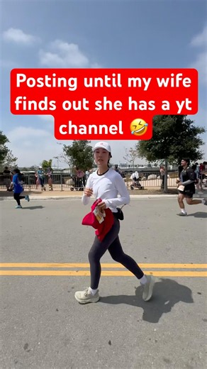 Forced my beautiful Chinese wife to run a 5k with me #5k #shorts