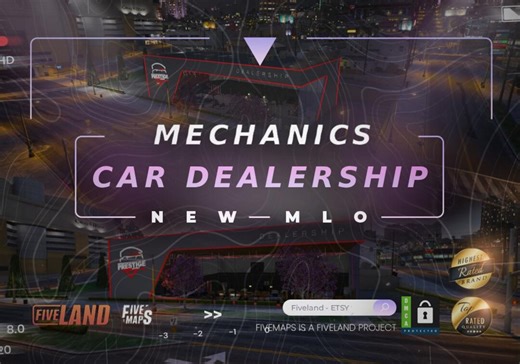 Fivem MECHANIC & DEALERSHIP MLO: the Ultimate All-in-one Auto Hub - Etsy