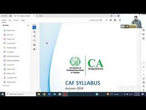 CAF 5: Financial Accounting & Reporting II Mirza Ali Hassan