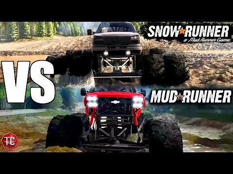 SnowRunner VS MudRunner! Which is Better For Mudding?