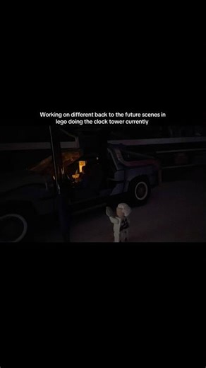 WORKING ON DIFFERENT BACK TO THE FUTURE SCENES IN LEGO! #backtothefuture #legostopmotion #virall