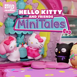 We're excited to share the latest Hello Kitty and Friends Mini Tales 3D series with @mattel! 🎀 Watch as Hello Kitty and Friends come together to help each other make some supercute cupcakes! ✨ Tune into the #HelloKittyandFriends YouTube channel now! | Hello Kitty