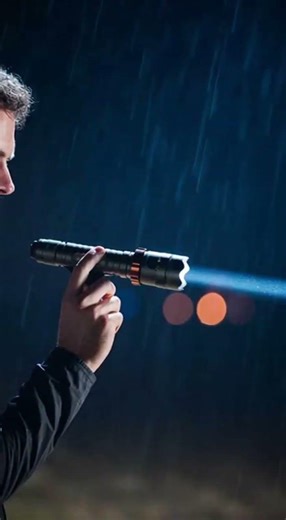 T6 LED Tactical Flashlight - Adjustable Focus Rechargeable Torch with 5 Modes