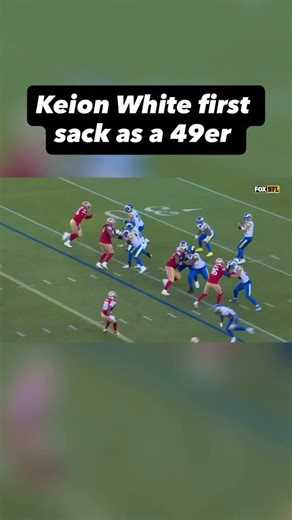 #49ers DE Keion White gets his first sack as a member of the squad 🔥 | Oursf49ers