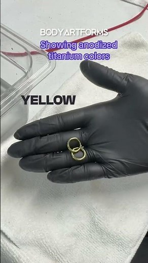 Different Anodized Titanium Jewelry Colors