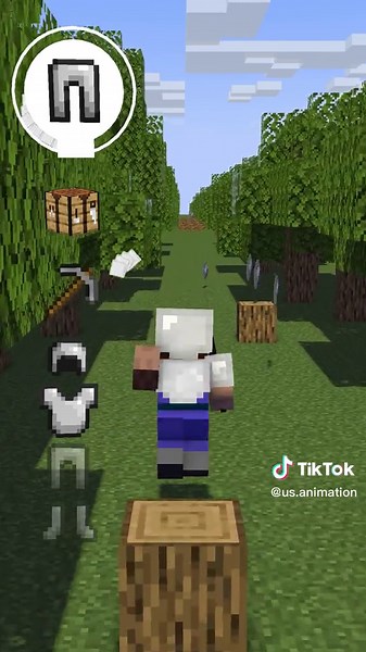 Minecraft Animation: Epic Running Adventure