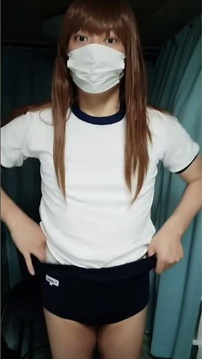 ★88 shot【#女装】女装してみました。体操服ブルマっこの巻！ お着替え 着こなし #コスプレ #男の娘 #Crossdresser & #Cosplay #女装子 #ドレス