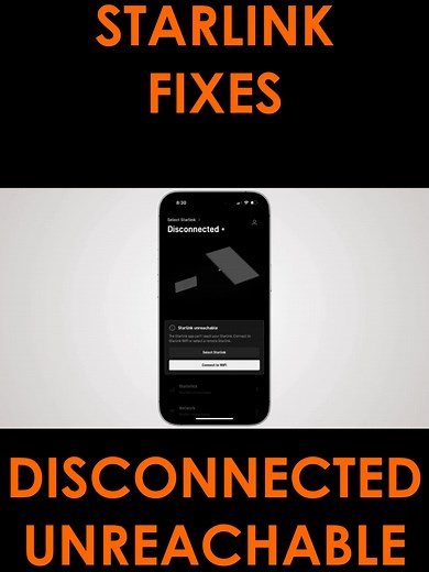 Starlink Fixes for Disconnected and Unreachable Issues