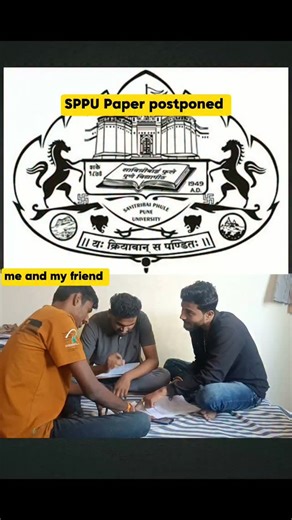 Rushi Umbarkar on Instagram: "SPPU Paper postponed #viral #SPPU #SPPUExam #SPPUPaperPostponed #SPPUUpdate #ExamPostponed #PuneUniversity #SPPUStudents #UniversityNews #StudentLife #ExamNews #SPPU #SPPUPaperPostponed #SPPUExams #SPPUExamUpdate #SPPUNews #PuneUniversity #SavitribaiPhulePuneUniversity #ExamPostponed #ExamUpdate #UniversityExams #StudentNews #StudentLife #EducationNews #CollegeUpdates #BEStudents ##mech"