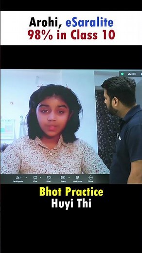How Regular Tests made her CBSE Topper 😱 98% in Class 10 🔥 #shorts #esaral #class10 #topper #cbse