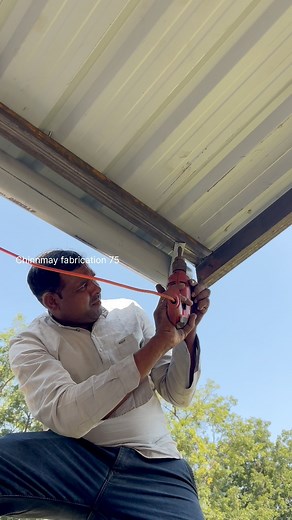 Rain water harvesting, water saving method #pvcpipefittings #shedwork | Chinnmay Fabrication