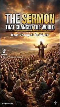 Jesus’ Greatest Teaching Ever ✝️ The Sermon on the Mount #jesus #bible