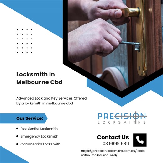 Advanced Lock and Key Services Offered by a locksmith in melbourne cbd