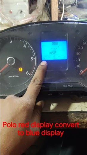 polo red convert meter convert to blue display