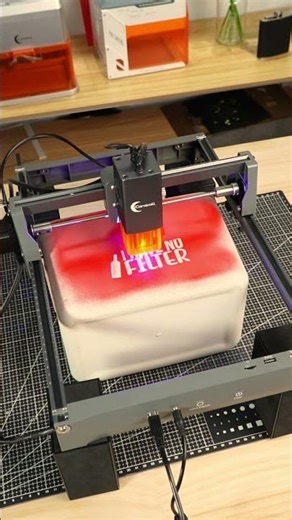 “Custom Plastic Storage Box ✨ Spray + Laser Engraving” #laserengraving #3dprinting #smallindustries