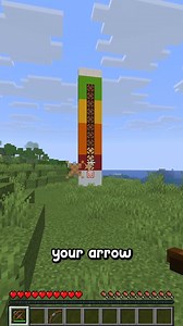 How to See Exact Path of Your Arrow #minecraft #reels | Zozo