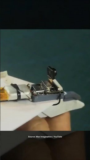 #esp32 based FPV RC Paper Airplane by ‪@MaxImagination‬