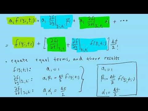 Lecture 21: Runge Kutta Methods, error estimation and adaptive time stepping