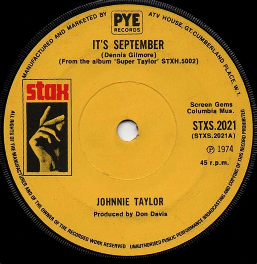 Johnnie Taylor - It's September