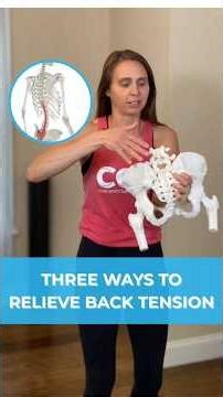 Three Ways To Relieve Back Tension
