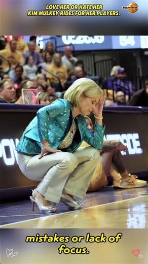 Love her or hate her… Kim Mulkey rides for her players.#KimMulkey#WomensBasketball#
