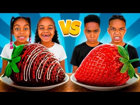 HEALTHY VS JUNK FOOD CHALLENGE