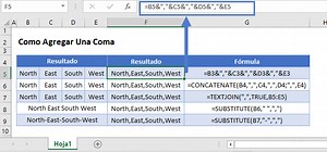 Cómo Agregar una Coma - Excel y Google Sheets