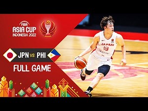 Japan 🇯🇵 - Philippines 🇵🇭 | Basketball Full Game - #FIBAASIACUP 2022