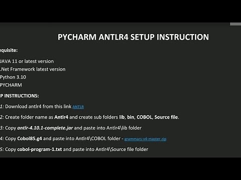 Python | ANTLR | Setup