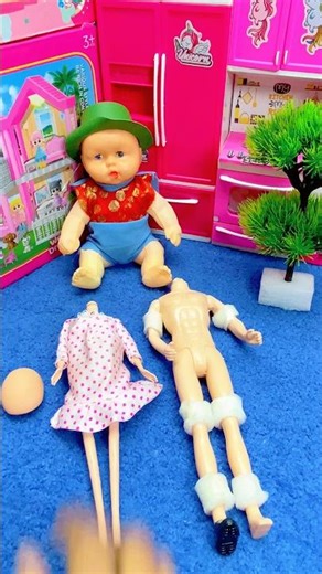 Satisfying With Unboxing & Review Doll Set Toys, ASMR Video #shorts