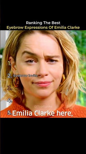 Ranking The Best Eyebrow Expressions Of Emilia Clarke
