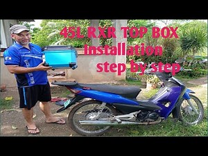 How to Install 45L RXR TOP BOX in Motorcycle