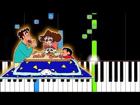 Shinchan Family Background Music | Piano Tutorial