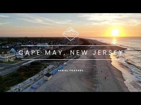 Cape May, New Jersey (Drone Footage in 4K)