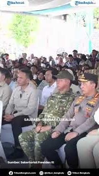 Prabowo Appreciates TNI and Polri, Credits Them for Achieving Historic Food Self-Sufficiency
