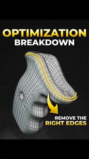 Optimize the Right Way #3dmodeling #b3d #gameart