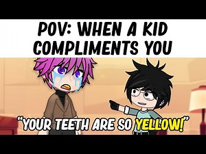When A Kid Compliments You | Funny Gacha Life Video
