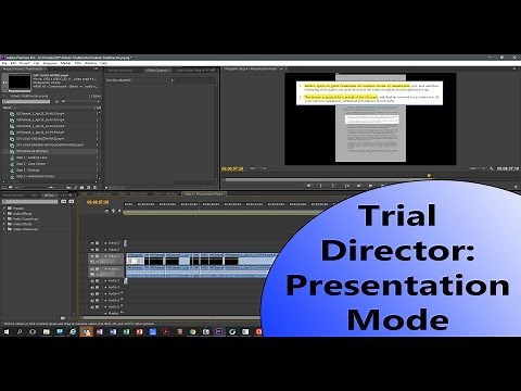 Trial Director - Step 4 - Presentation Mode