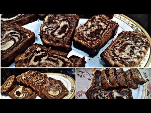 PERFECT MARBLE CAKE RECIPE -DOUBLE FLAVOURED TEA-TIME CAKE RECIPE -BY MOOD OF FOOD