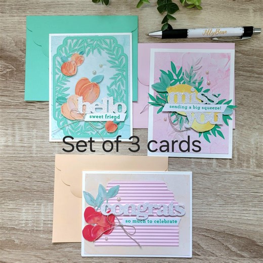 Set of 3 - All Occasions Card Set: All Occasion Greeting Cards, Includes Coordinating Envelopes - Etsy