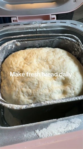 The simplest way to make bread at home #breadmaker #kitchenmusthave #baking