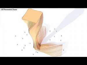 Parametric tower 02 Grasshopper Tutorial