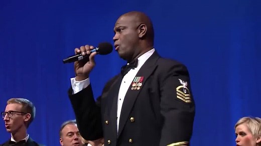 #tbt: Check out this feel-good performance of "Go Tell It on the Mountain" from our 2012 Holiday Concert featuring retired Chief Petty Officer Darryl Duff! | United States Navy Band