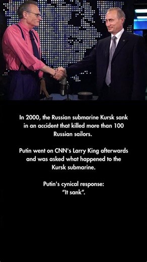 When Putin gave a cynical answer to Larry King